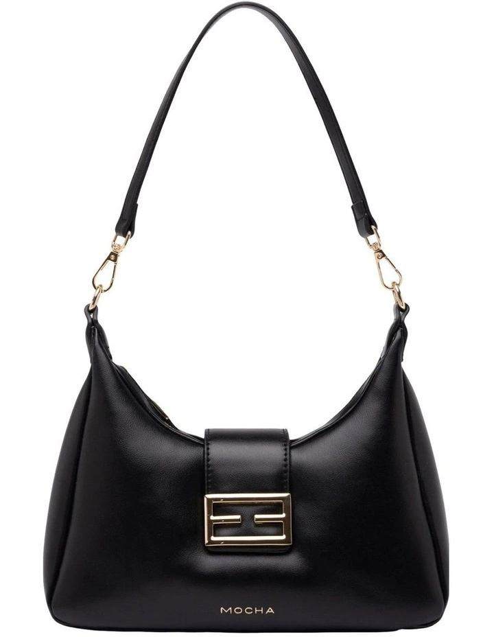 Mocha Effie Shoulder Bag - Black image 1