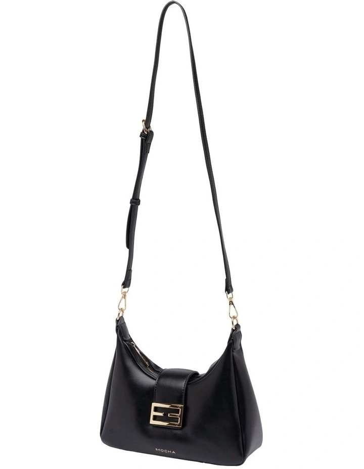 Mocha Effie Shoulder Bag - Black image 2