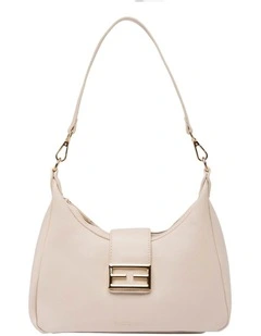 Mocha Effie Shoulder Bag - Cream