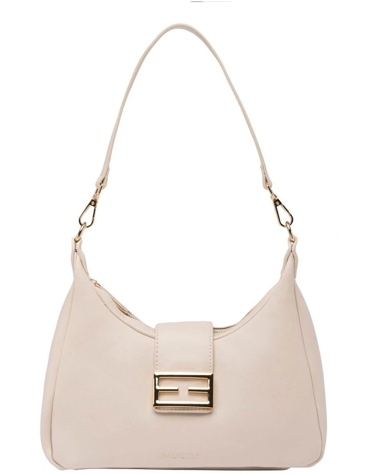 Mocha Effie Shoulder Bag - Cream image 1