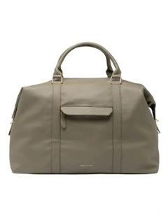 Mocha Alexandria Classic Duffle Bag - Sage