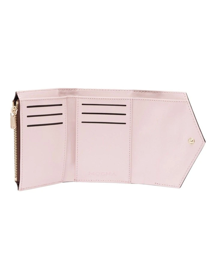 Mocha Rylee Two Tone Wallet - Choc/Lilac image 2