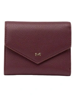 Mocha Rylee Two Tone Wallet - Burgundy/Cream