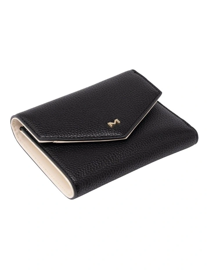 Mocha Rylee Two Tone Wallet - Black/Cream image 3