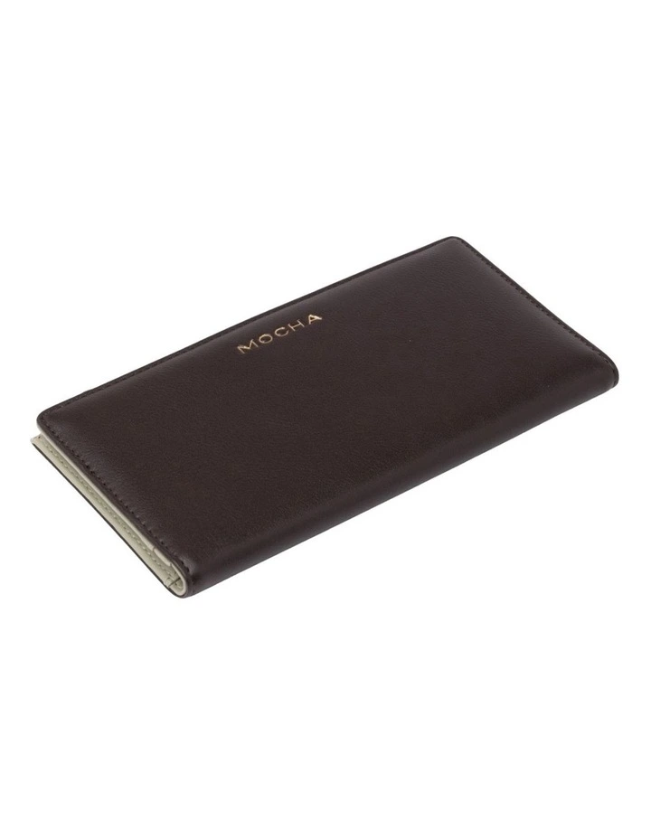 Mocha Classic Arya Wallet - Choc/Olive image 3