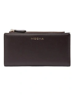 Mocha Classic Arya Wallet - Choc/Cream
