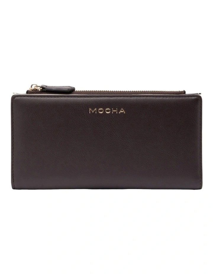 Mocha Classic Arya Wallet - Choc/Cream image 1