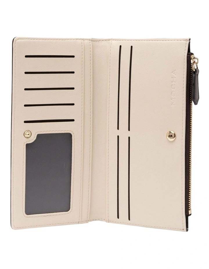 Mocha Classic Arya Wallet - Choc/Cream image 2