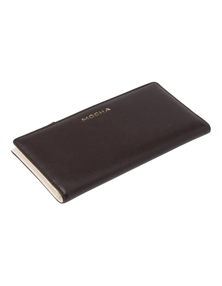Mocha Classic Arya Wallet - Choc/Cream image 3