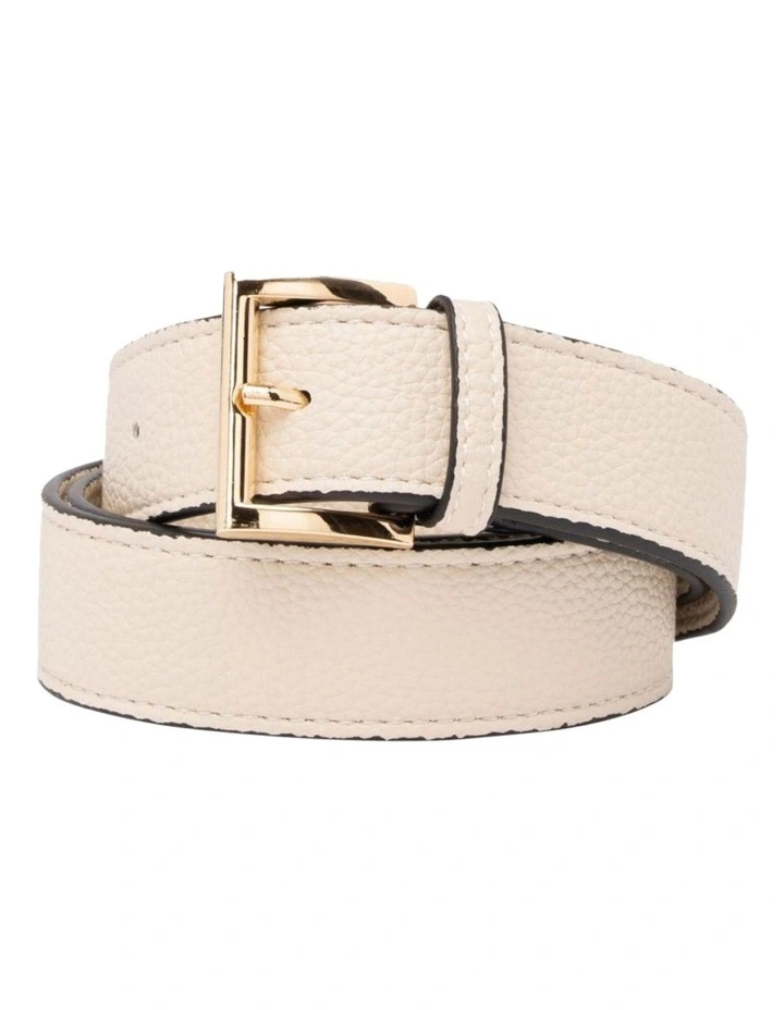 Mocha Renae Belt - Cream image 1