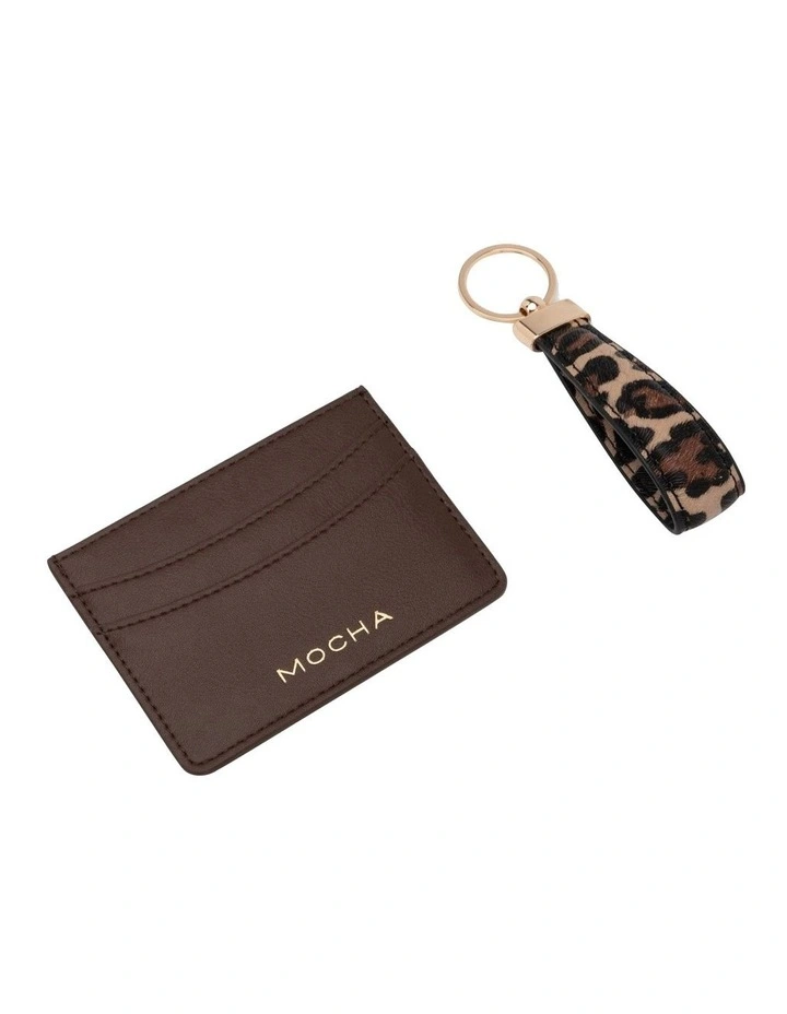 Donnette Card Holder And Josephine Keyring in Dark Chocolate image 2