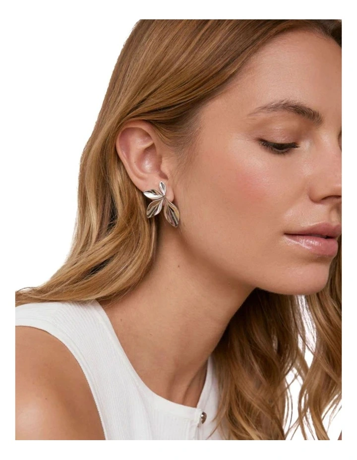 Zahar Jenny Earrings in Silver image 2