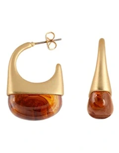 Zahar Poppy Earrings in Gold