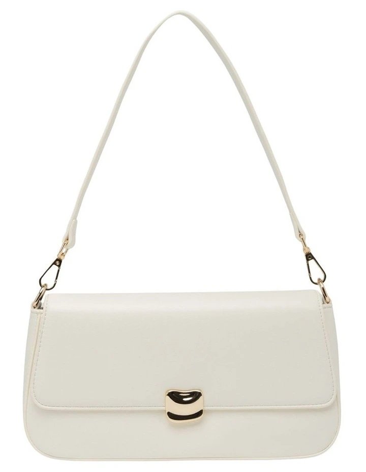 Sophie Baguette Shoulder Bag in White image 1