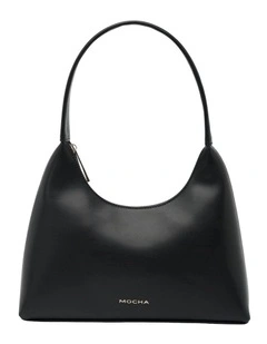 Emery Small Soft Shoulder Bag in Black