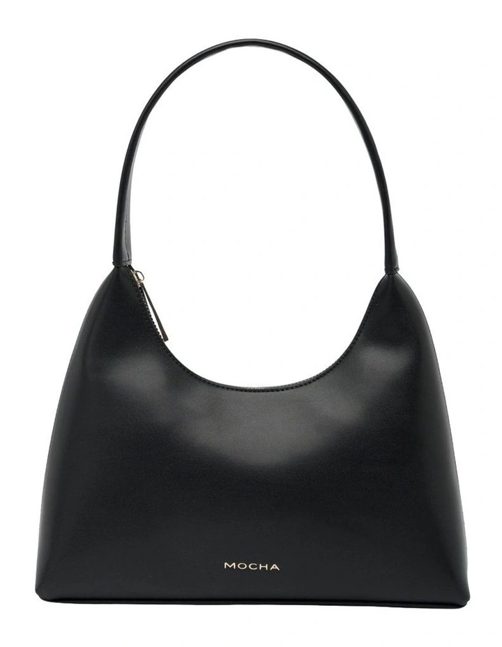 Emery Small Soft Shoulder Bag in Black image 1