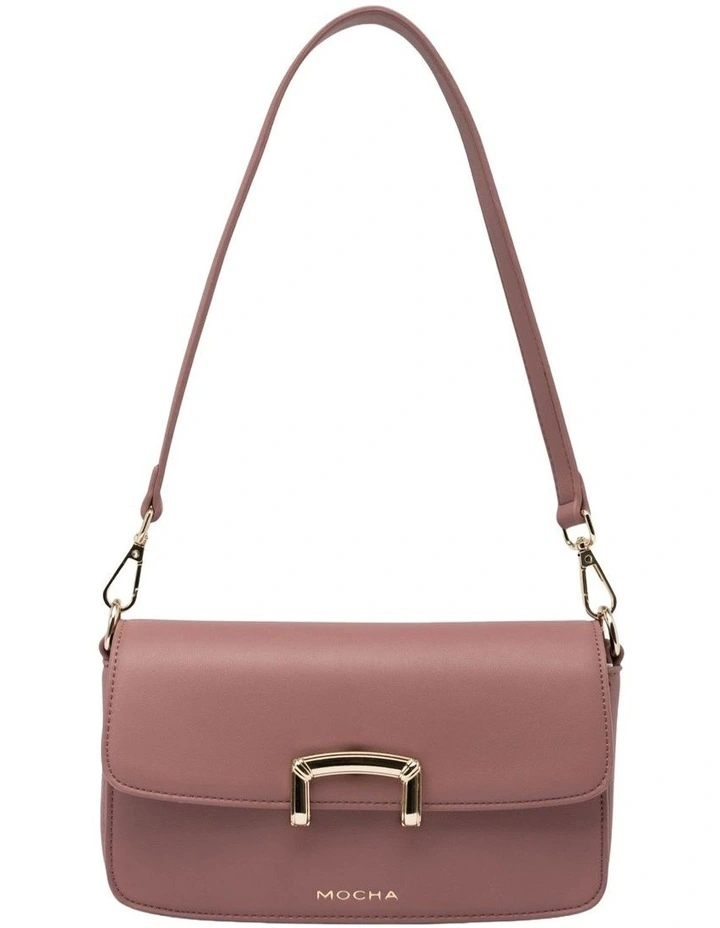 Estelle Crossbody Bag in Dusty Rose image 1