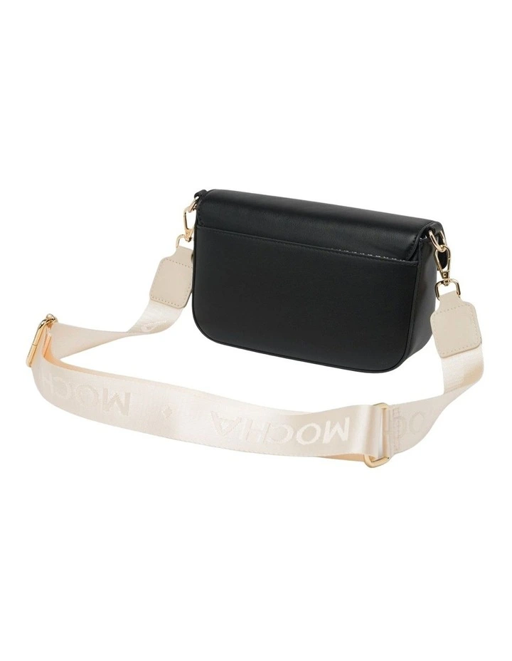 Donnette Multi Pocket Crossbody Bag in Black image 2