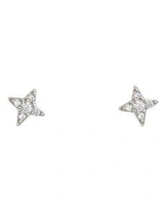 Bianc Shine Studs in Silver