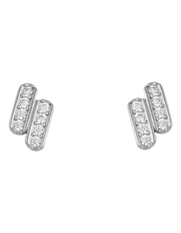 Bianc Lumi Studs in Silver image 1
