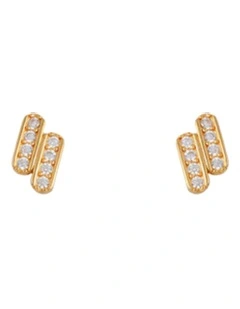 Bianc Lumi Studs in Gold