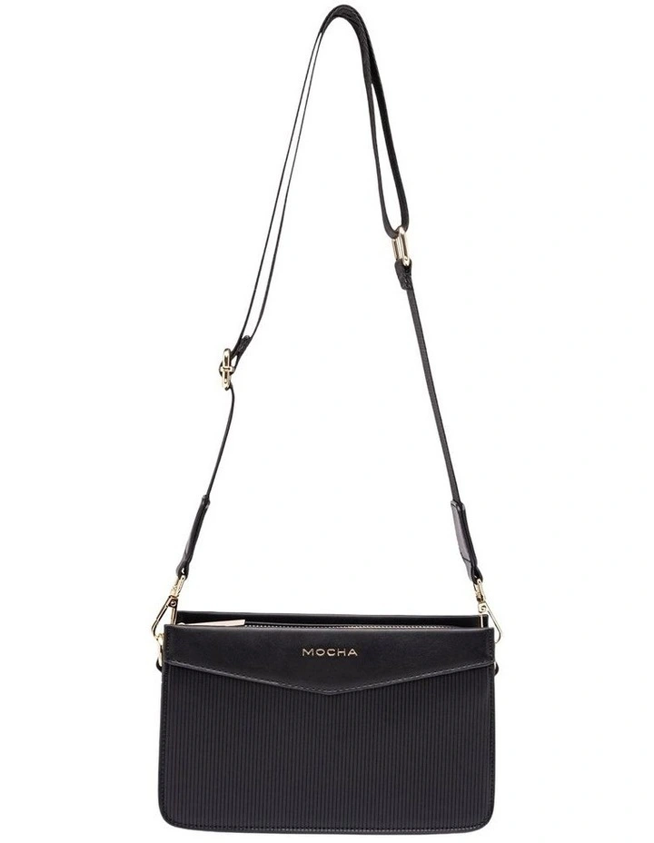 Tessa Tri-Boxy Crossbody in Black image 1