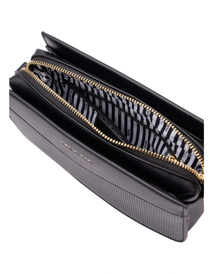 Tessa Tri-Boxy Crossbody in Black image 4