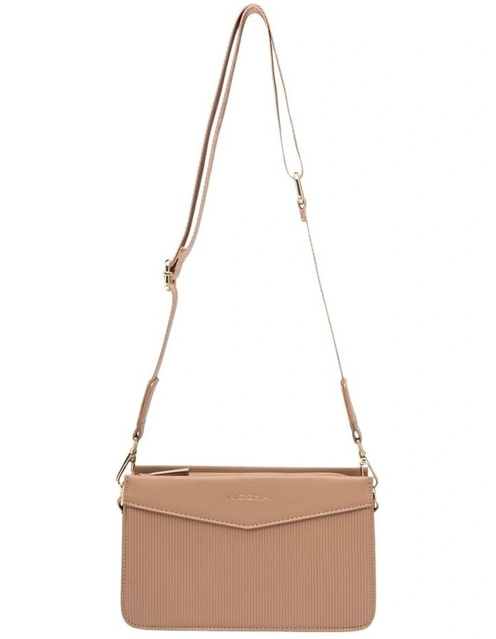 Tessa Tri-Boxy Crossbody in Taupe image 1
