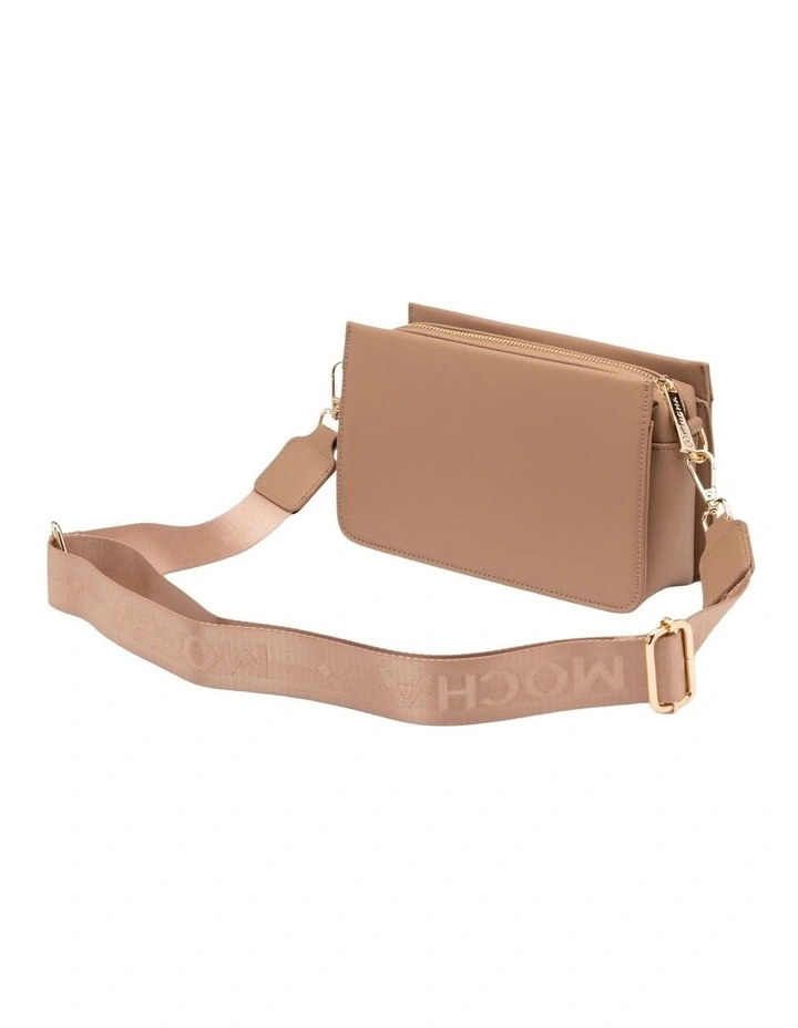 Tessa Tri-Boxy Crossbody in Taupe image 2