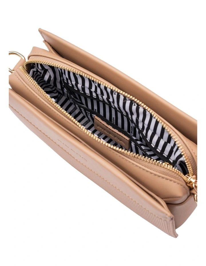 Tessa Tri-Boxy Crossbody in Taupe image 3