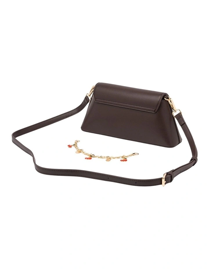 Ava Baguette Crossbody Bag in Espresso image 4