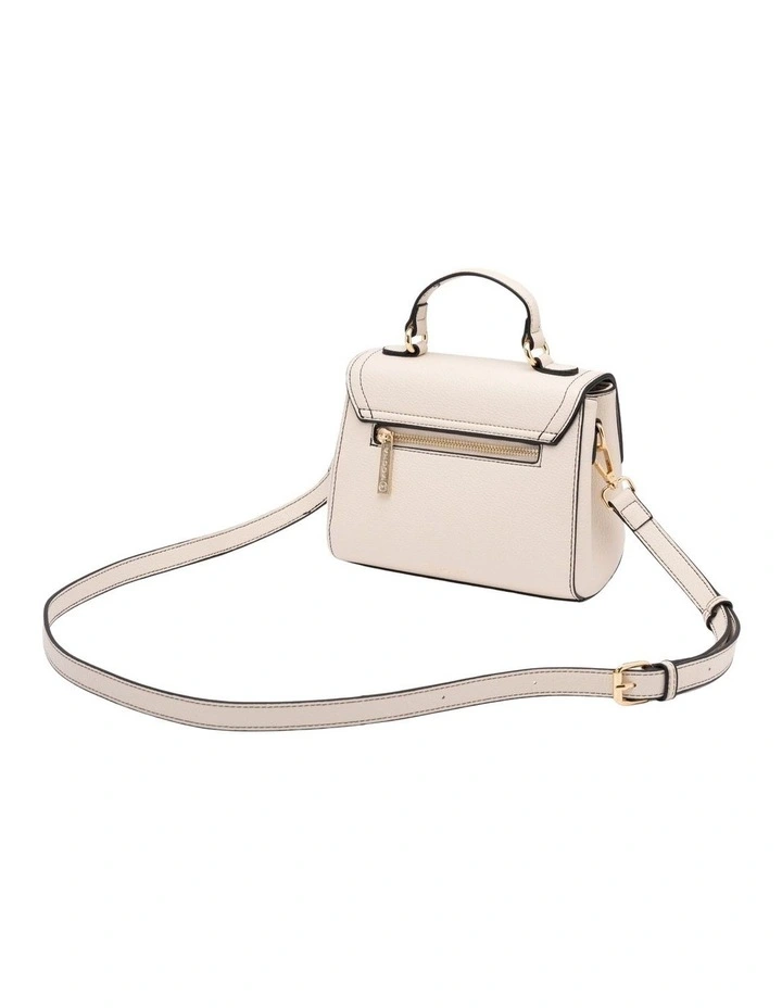 Mocha Dana Top Handle Crossbody Bag - Beige image 4