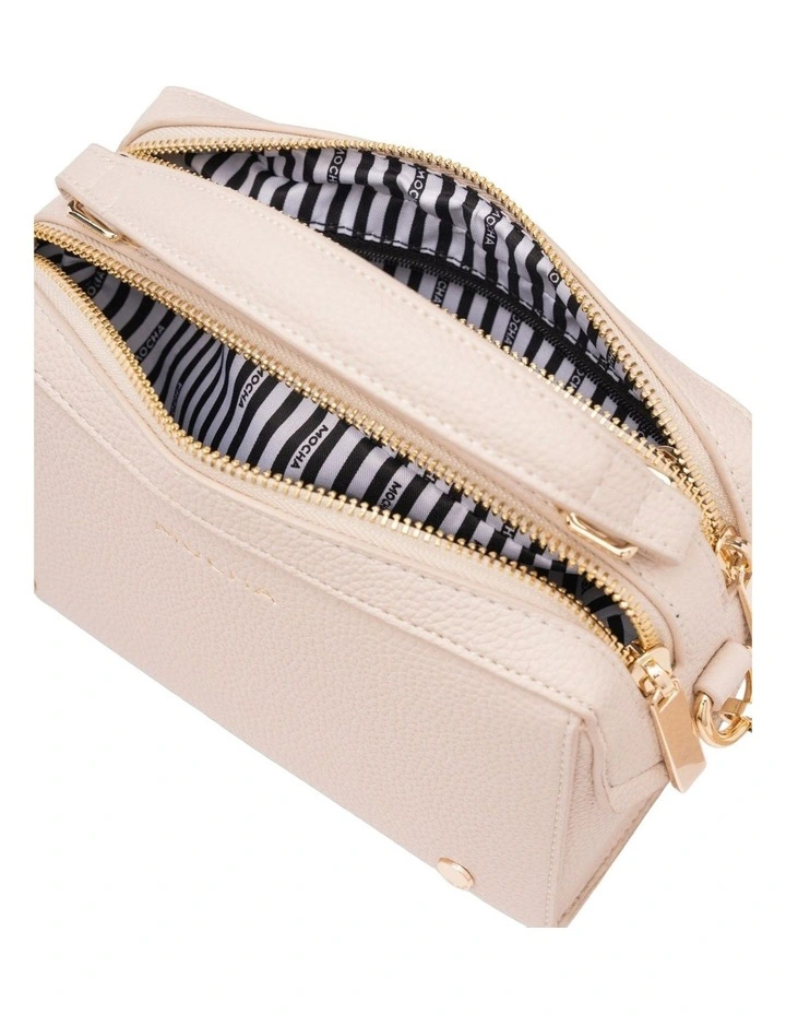 Mocha Sienna Stud Boxy Crossbody in Ecru image 3