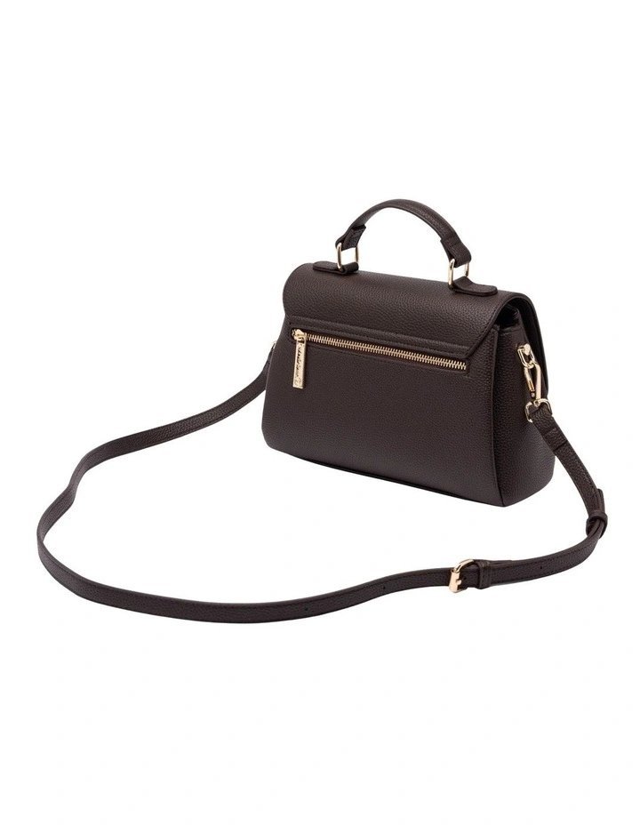 Sienna Stud Top Handle Crossbody Bag in Dark Chocolate image 2