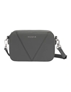 Vanessa Boxy Crossbody Bag in Blue Sage