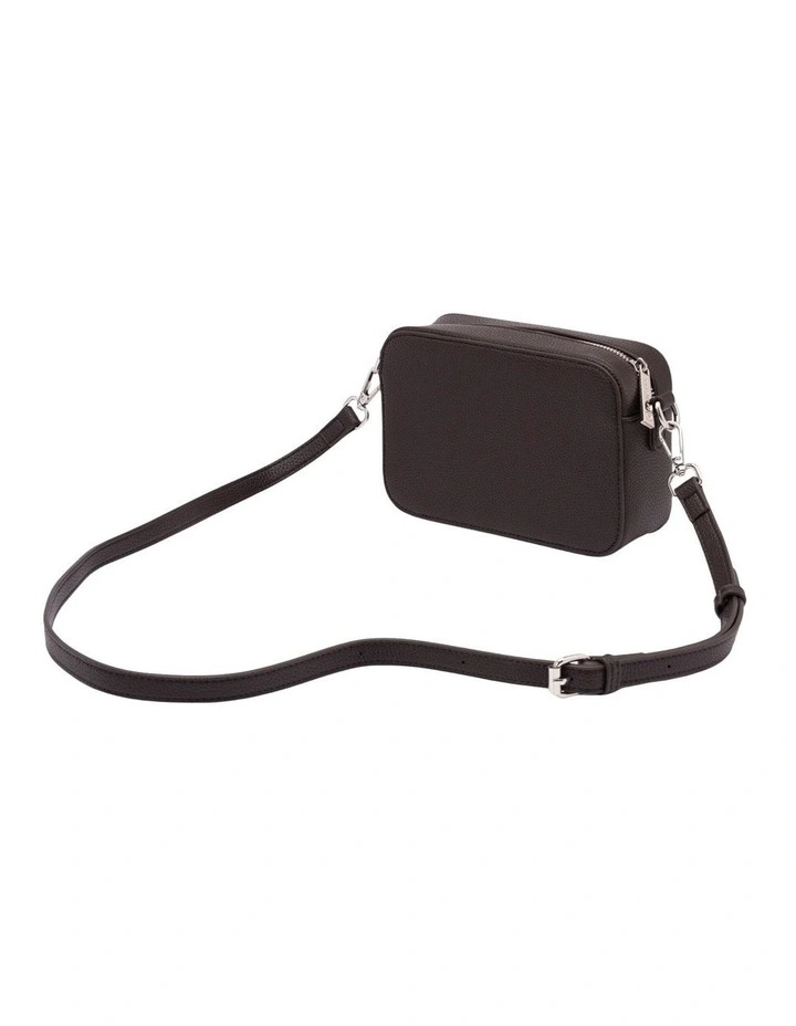 Vanessa Boxy Crossbody Bag in Dark Chocolate image 2