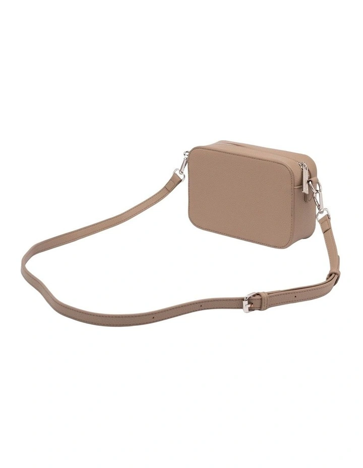 Vanessa Boxy Crossbody Bag in Taupe image 2