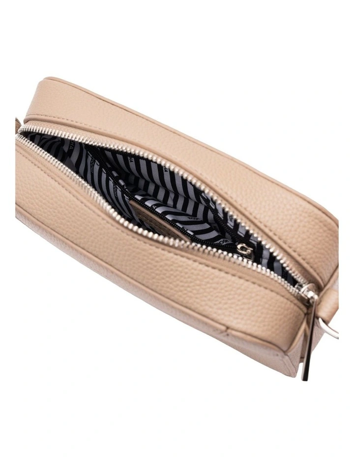 Vanessa Boxy Crossbody Bag in Taupe image 3