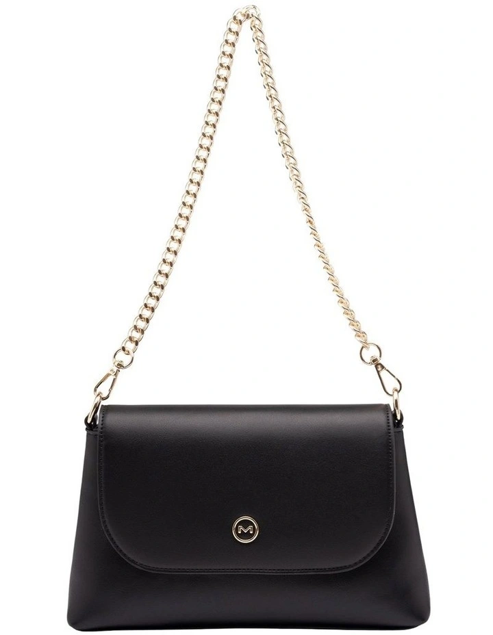Emmy Crossbody Bag with Chain in Black image 1