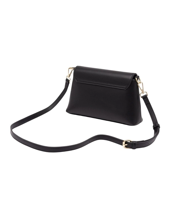 Emmy Crossbody Bag with Chain in Black image 2