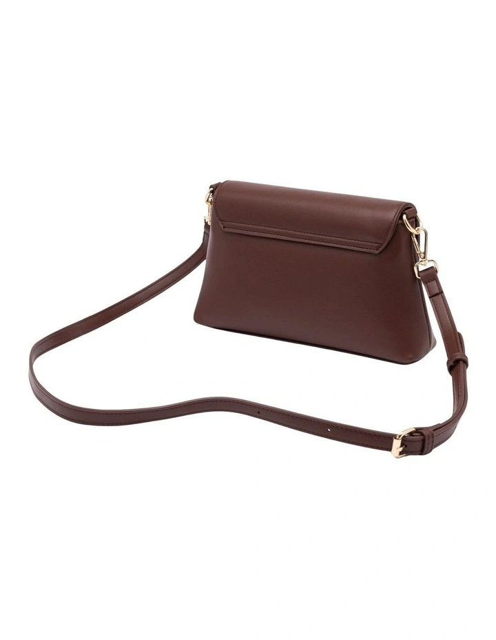 Emmy Crossbody Bag with Chain in Chestnut image 2