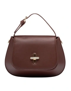 Dakota Top Handle Crossbody Bag in Chestnut