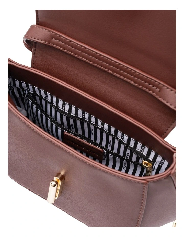 Dakota Top Handle Crossbody Bag in Chestnut image 3