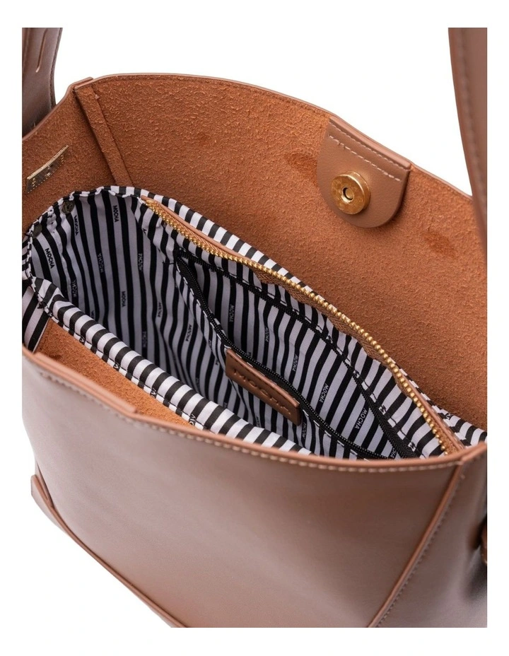 Mocha Isla Tote Bag in Taupe image 3