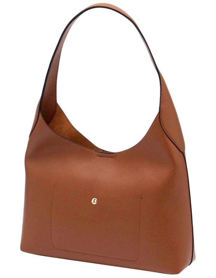 Terry Shoulder Bag in Tan image 2