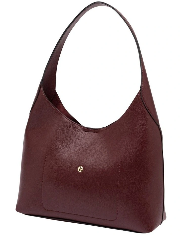 Terry Shoulder Bag in Merlot image 2