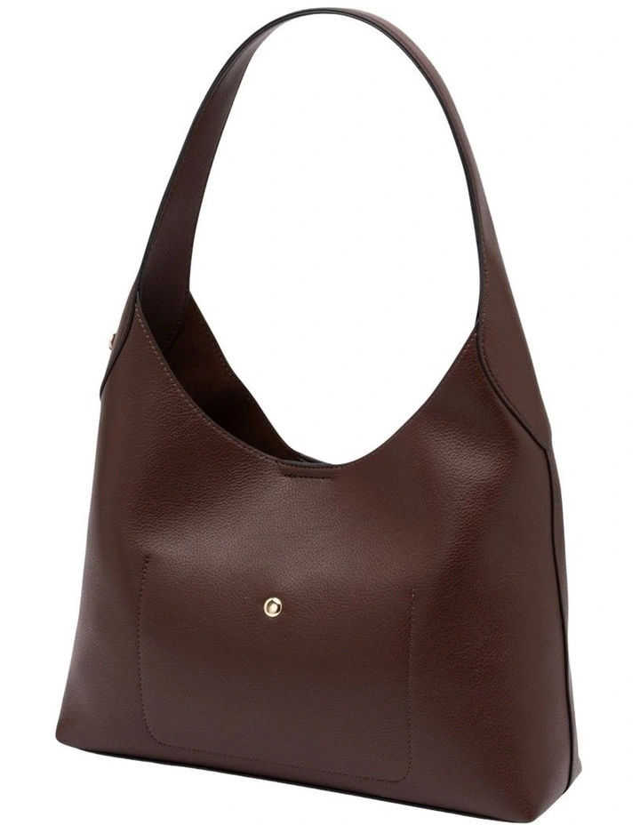 Terry Shoulder Bag in Dark Chocolate image 2