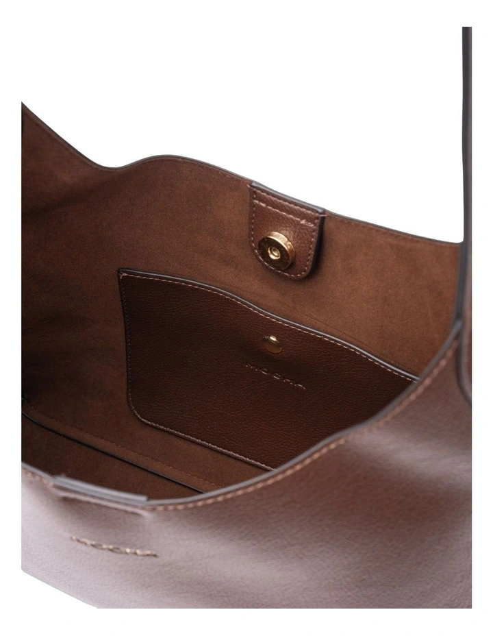 Terry Shoulder Bag in Dark Chocolate image 3