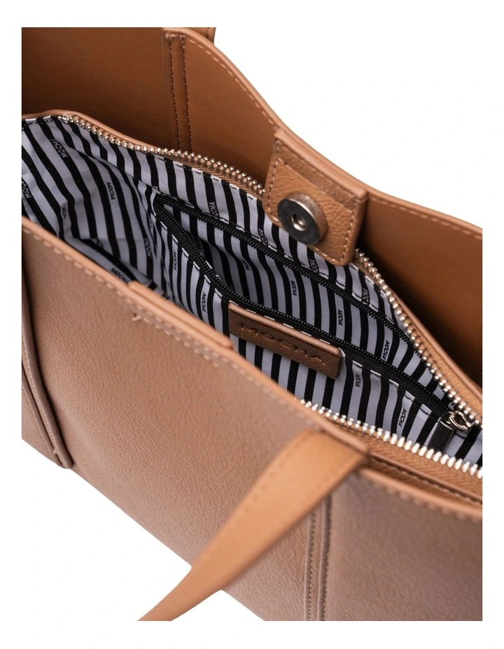 Val Small Tote in Taupe image 5