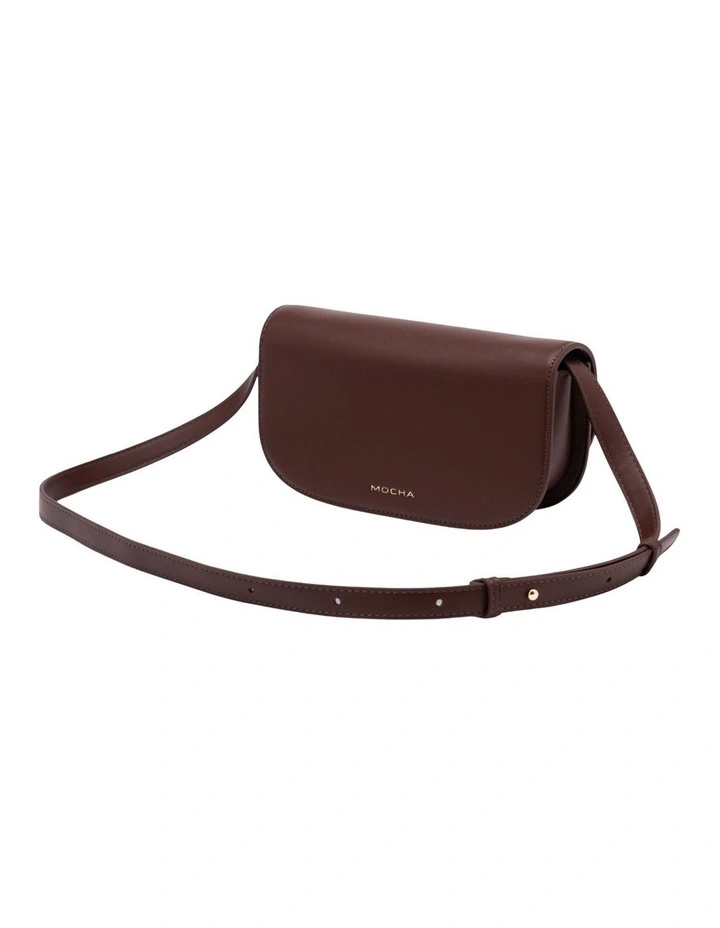 Avery Boxy Shoulder Bag in Chestnut image 2